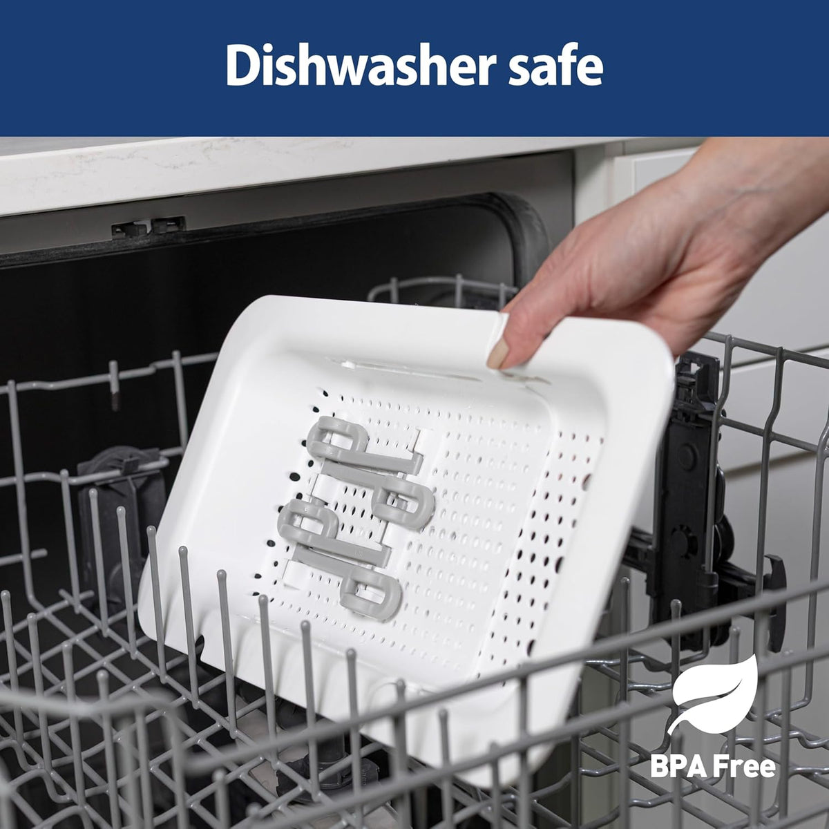 Sink Caddy for Baby Bottles and Parts with Two Brush Holders, Over The Sink Kitchen Storage, Drying Rack, and Organizer, BPA-Free