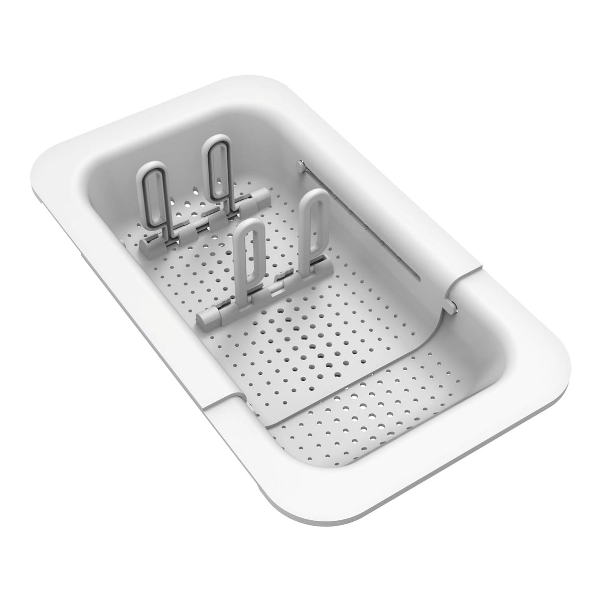 Sink Caddy for Baby Bottles and Parts with Two Brush Holders, Over The Sink Kitchen Storage, Drying Rack, and Organizer, BPA-Free