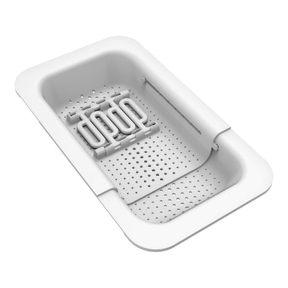 Sink Caddy for Baby Bottles and Parts with Two Brush Holders, Over The Sink Kitchen Storage, Drying Rack, and Organizer, BPA-Free
