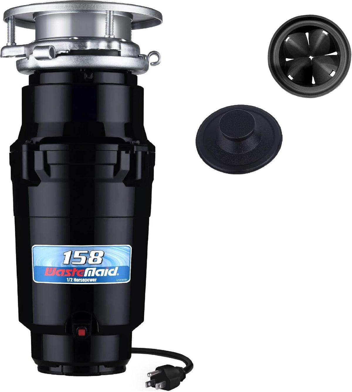 Garbage Disposal, Anti-Jam, Continuous Feed, 1/2 HP Economy
