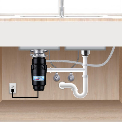 Garbage Disposal, Anti-Jam, Continuous Feed, 1/2 HP Economy