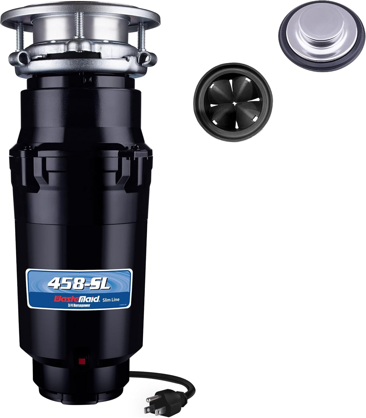 Garbage Disposal, Anti-Jam, Continuous Feed, 1/2 HP Economy