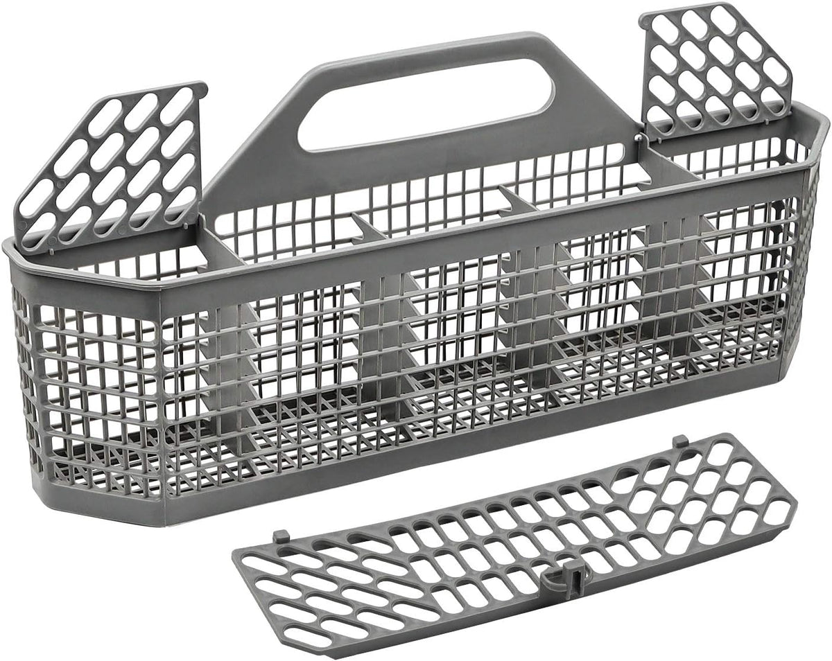 WD28X10128 Dishwasher Silverware Basket Gray (19.7"x3.8"x8.4")