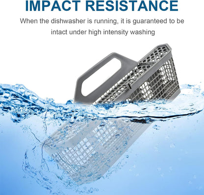 WD28X10128 Dishwasher Silverware Basket Gray (19.7"x3.8"x8.4")