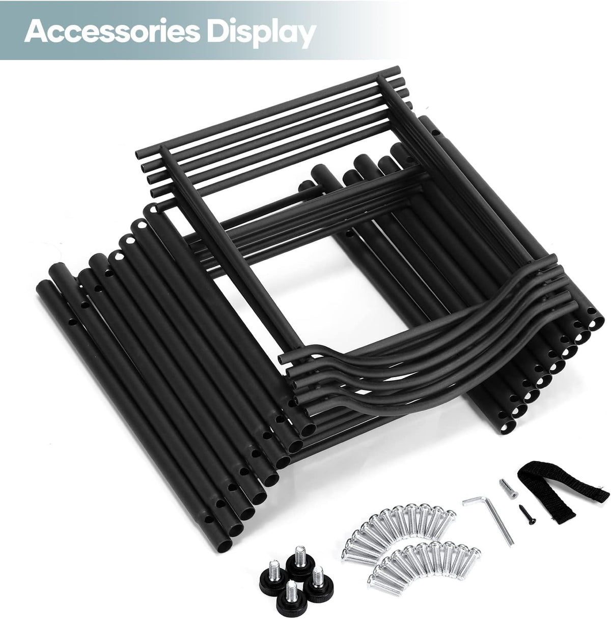 5 Gallon Water Jug Holder, 5 Tier Water Cooler Jug Rack, Black