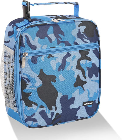 Lunch box Lunch bag for men women Insulated Lunchbox Lunch bags for Work Picnic Travel (Black)