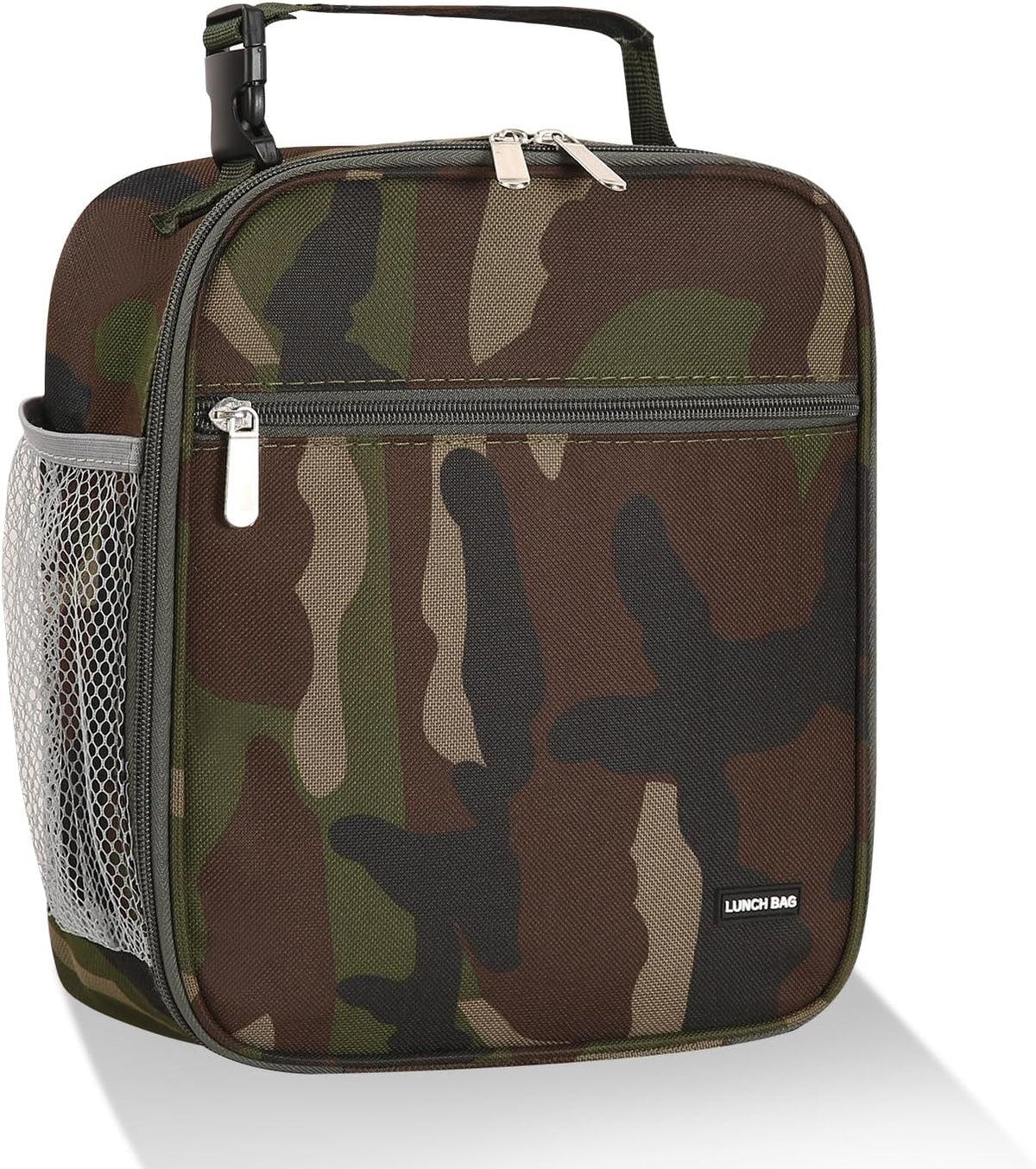 Lunch box Lunch bag for men women Insulated Lunchbox Lunch bags for Work Picnic Travel (Black)