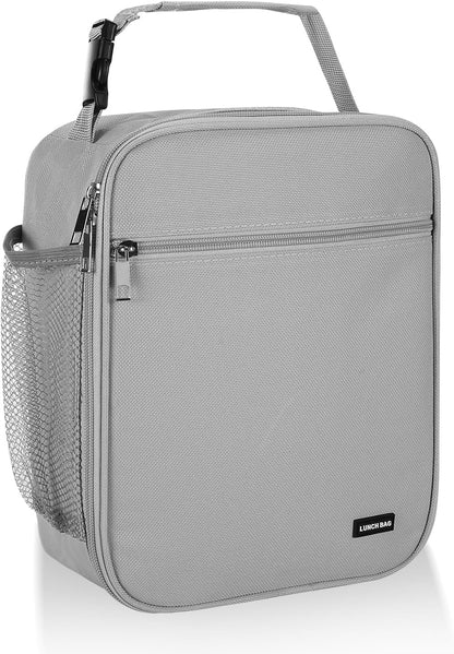 Lunch box Lunch bag for men women Insulated Lunchbox Lunch bags for Work Picnic Travel (Black)