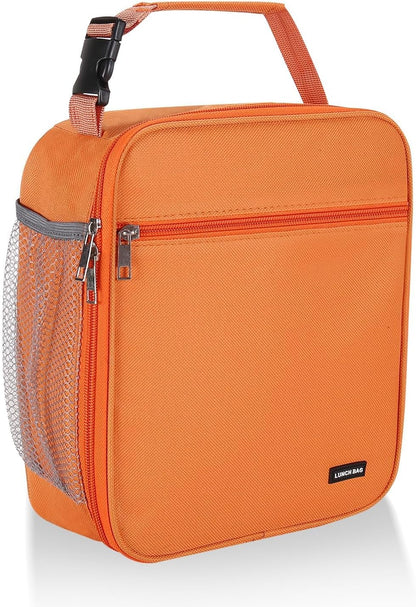 Lunch box Lunch bag for men women Insulated Lunchbox Lunch bags for Work Picnic Travel (Black)