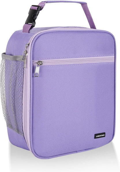 Lunch box Lunch bag for men women Insulated Lunchbox Lunch bags for Work Picnic Travel (Black)