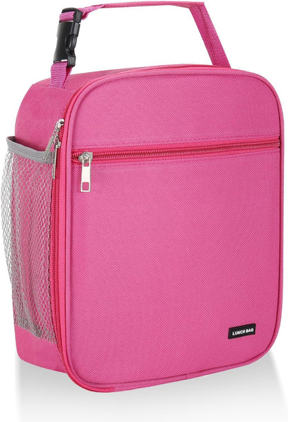 Lunch box Lunch bag for men women Insulated Lunchbox Lunch bags for Work Picnic Travel (Black)