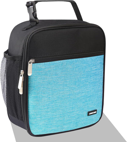 Lunch box Lunch bag for men women Insulated Lunchbox Lunch bags for Work Picnic Travel (Black)