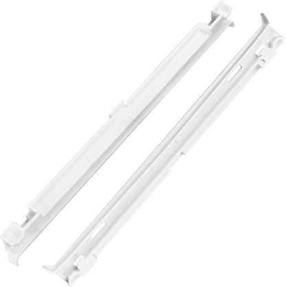 2-Pack 2223320 Track Refrigerator Crisper Drawer Slide Rail Fit for Whirlpool Kenm0re Refrigerator Pan Slide Replace Number 1016208, AH869557, EA869557, PS869557 - a Set of Rails