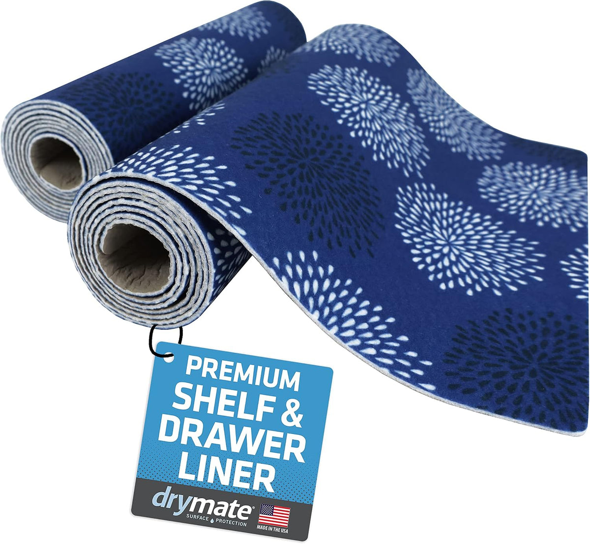Premium Luxury Shelf & Drawer Liners, 12”x59”, Light Grey