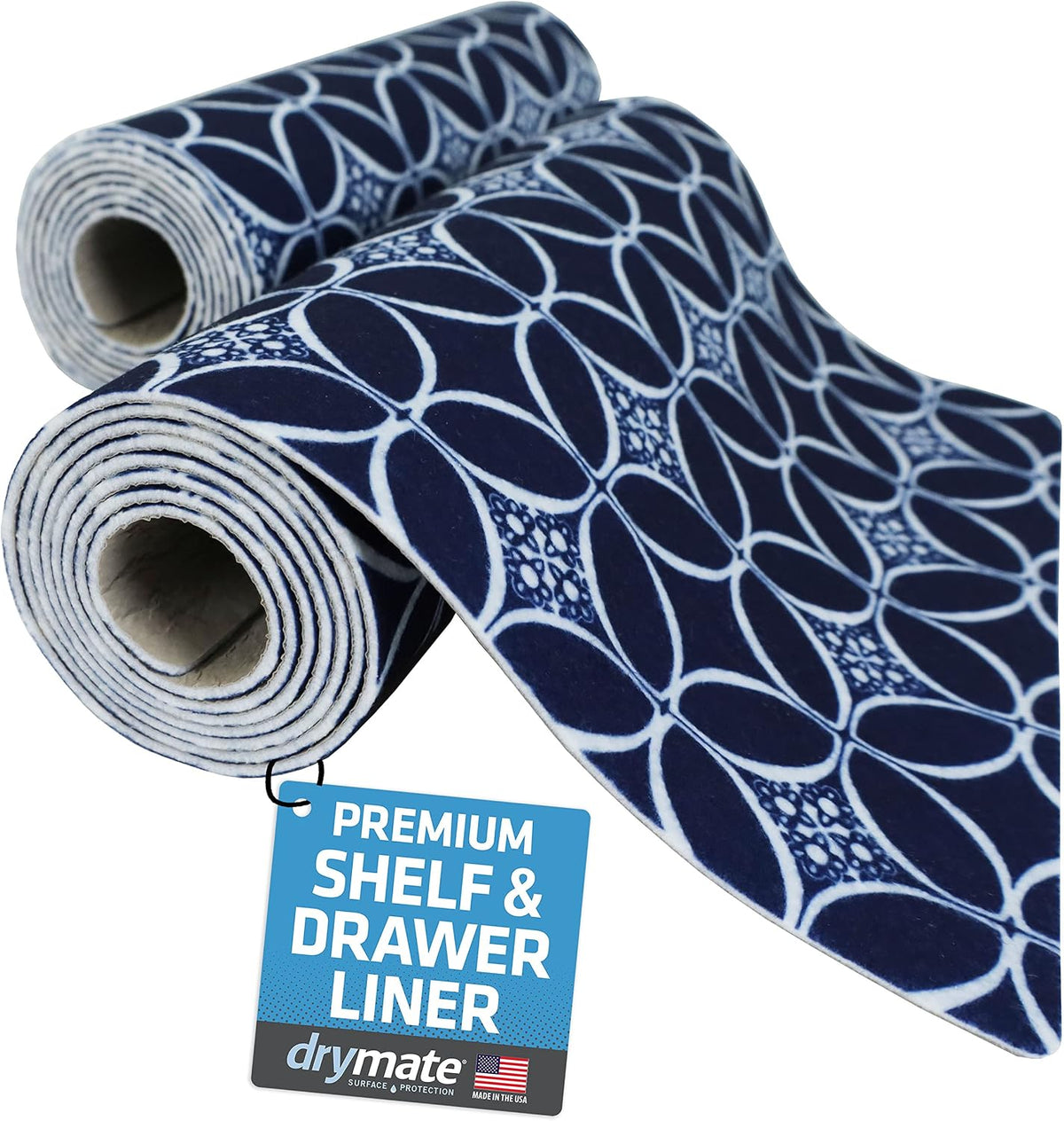 Premium Luxury Shelf & Drawer Liners, 12”x59”, Light Grey