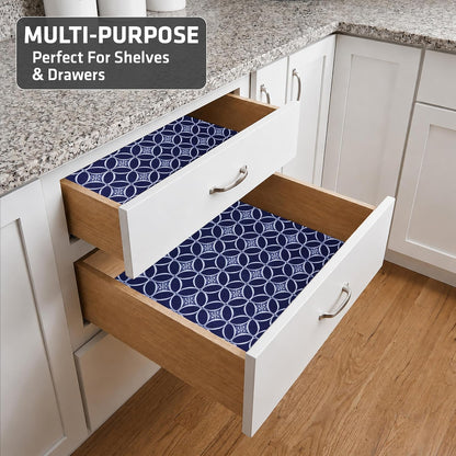 Premium Luxury Shelf & Drawer Liners, 12”x59”, Light Grey