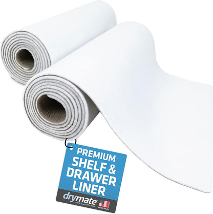 Premium Luxury Shelf & Drawer Liners, 12”x59”, Light Grey
