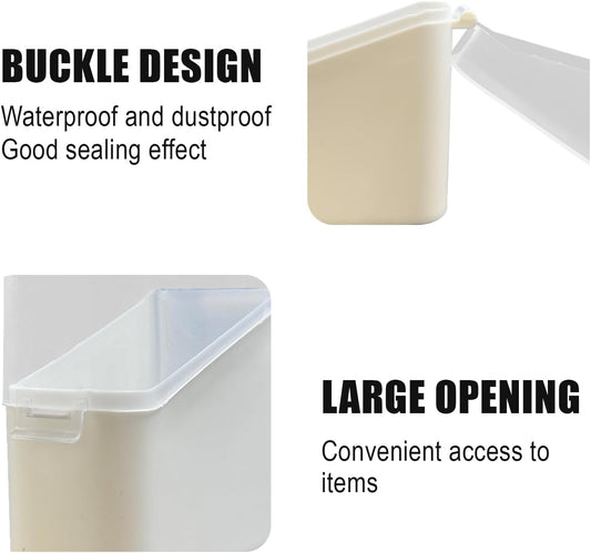 Sliced Cheese Container for Fridge, 2Pcs Clear Airtight Slice Holder Container for Slice Cheese Storage