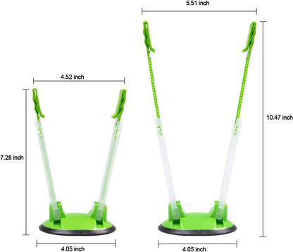 Baggy Rack -Sandwich Bag Racks Holder，Food Storage Bags Clip， For Food Prep Bag/plastic Freezer Bag/Ziploc Bag Holder Stand, Meal Planning/prep Bag Holders（6pcs)