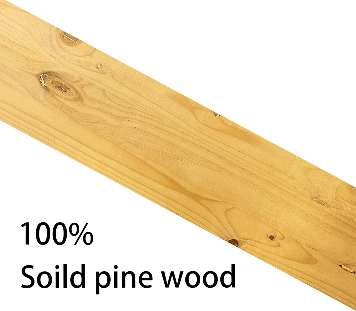 HDDFER Industrial Pipe Floating Shelves, 48 Inch Rustic Wood Wall Shelf
