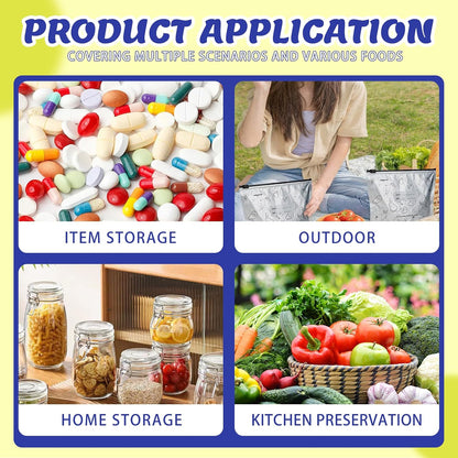 30 Pcs Reusable Aluminum Freezer Bags, Water Proof & Leak Proof Zipper Sealable Bags for Food Storage, Stand Up Foil Freezer Bags with Label & Zip Lock for Vegetable Fruit Meat（S+M+L）