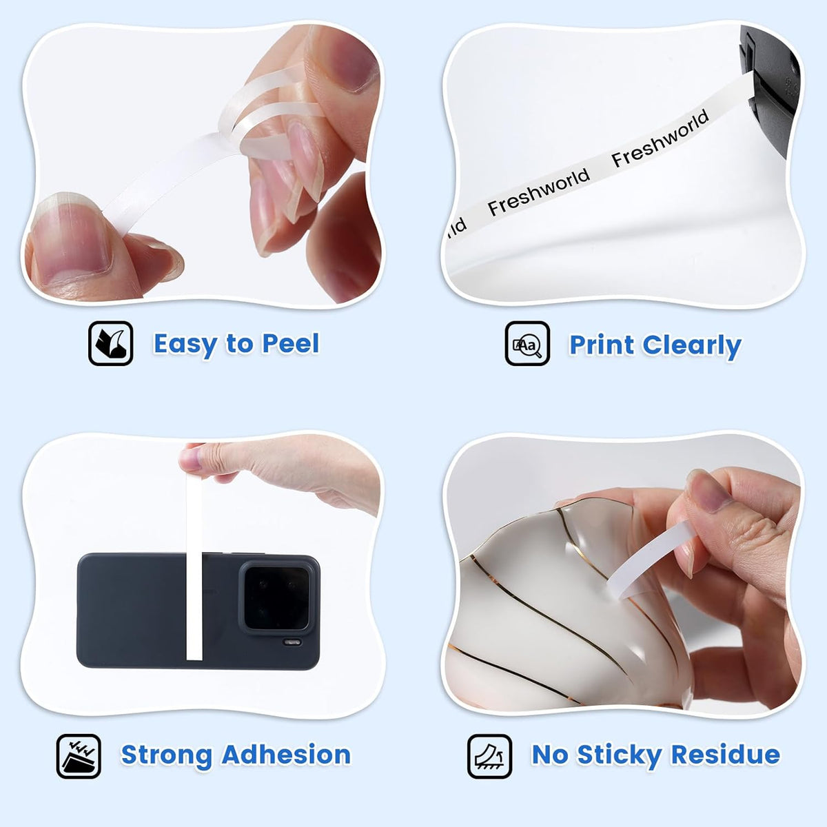 3-Pack Label Maker Tape Compatible with DYMO D1 Label Tape 45013 S0720530 Replace for D1 A45013 Refills, Black on White, 1/2 In x 23Ft, for Dymo LabelManager 160 420P 210D 280 360D PnP 220P 260P 500TS
