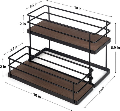 12 Bottle Capacity Coffee Syrup Organizer 3 Tier Coffee Syrup Stand Shelf for Coffee Bar Kitchen Small Wine Rack for Bar Family Storage for Syrup Wine Dressing
