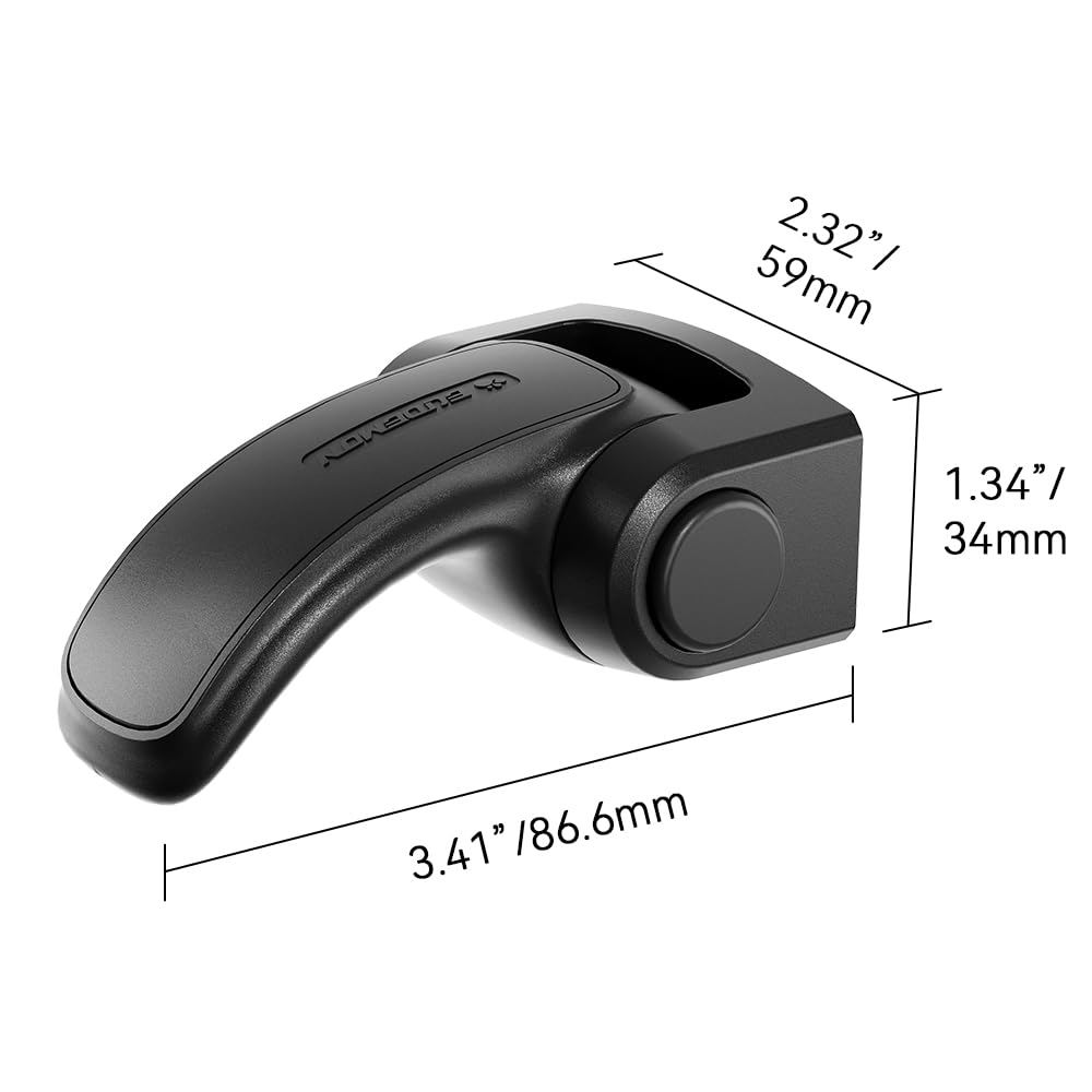 1 Pack Oven Lock,Baby Proofing Oven Door Lock, Child Safety Oven Front Lock, Easy to Install & Use no Tools Need or Drill (Black)