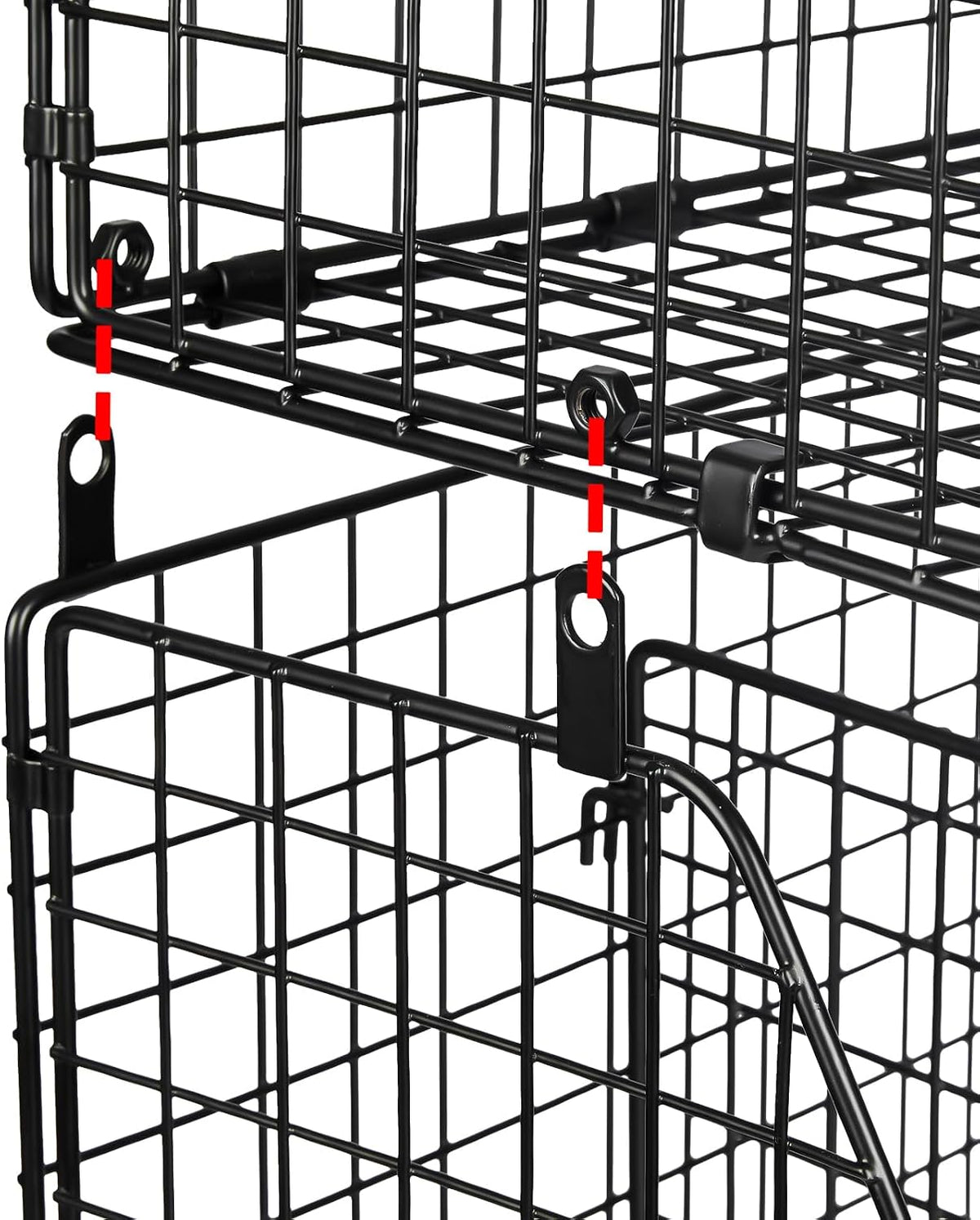 Stacking Can Dispensers 3 Tier with Divider, Large Pantry Can Organizer, Beverage Drink Pop Soda Can Storage Basket, Can Holders for Pantry, Canned Food Rack Wire Bins for Kitchen Cabinet