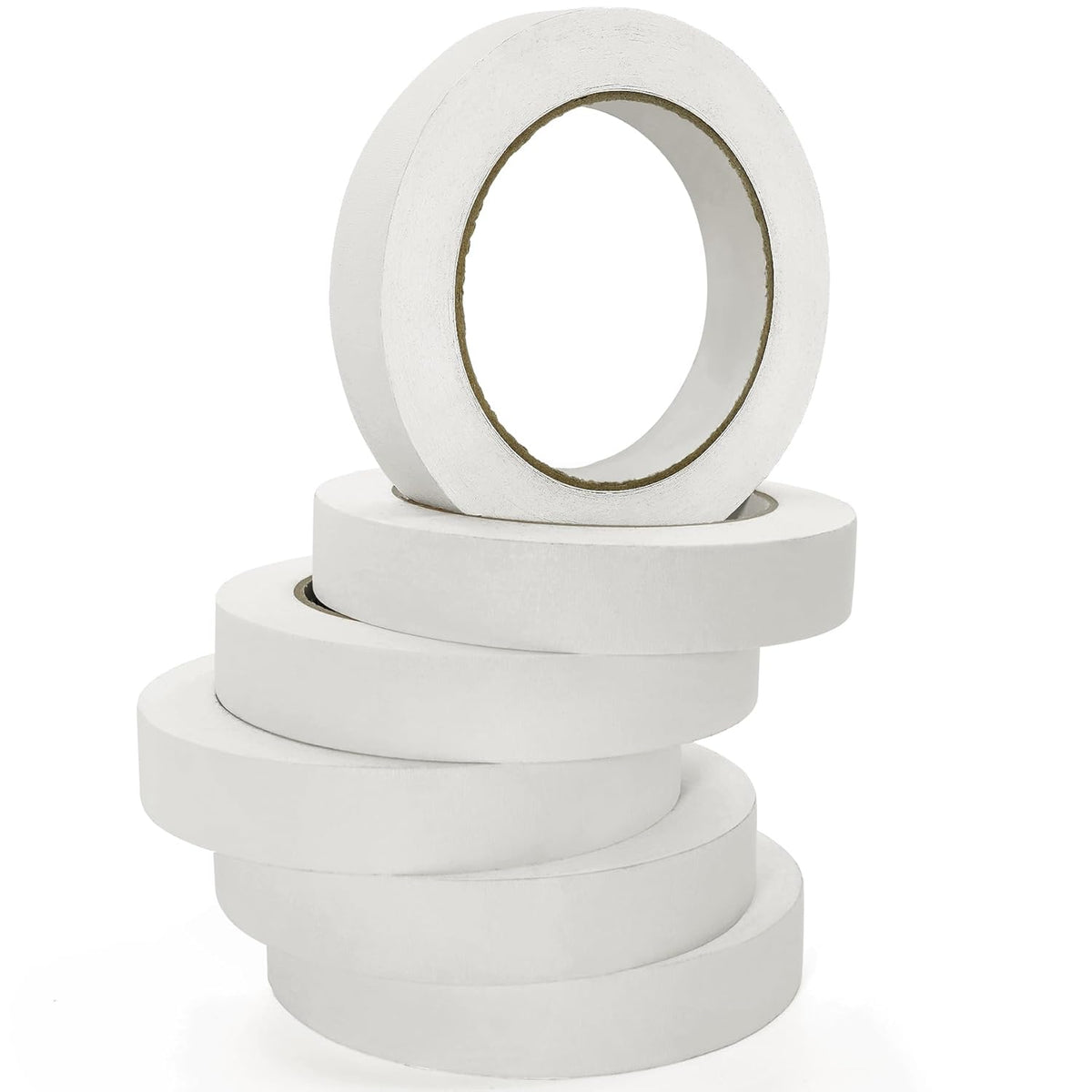 164 Yards Freezer Tape, Writable Surface, Low Temperature Resistance, Easy Tear and Residue-Free Removal, Ideal for Food Containers and Refrigerators, Includes 3 Rolls, Each 0.79 Inch by 54.68 Yards