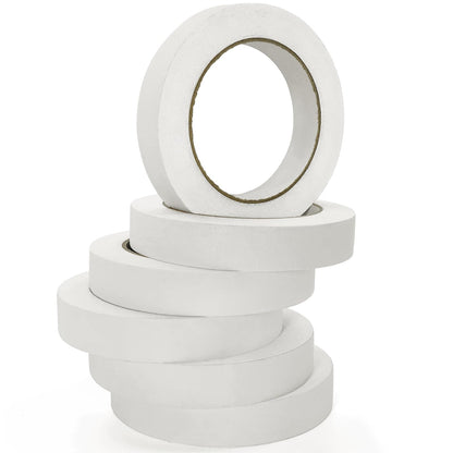 164 Yards Freezer Tape, Writable Surface, Low Temperature Resistance, Easy Tear and Residue-Free Removal, Ideal for Food Containers and Refrigerators, Includes 3 Rolls, Each 0.79 Inch by 54.68 Yards