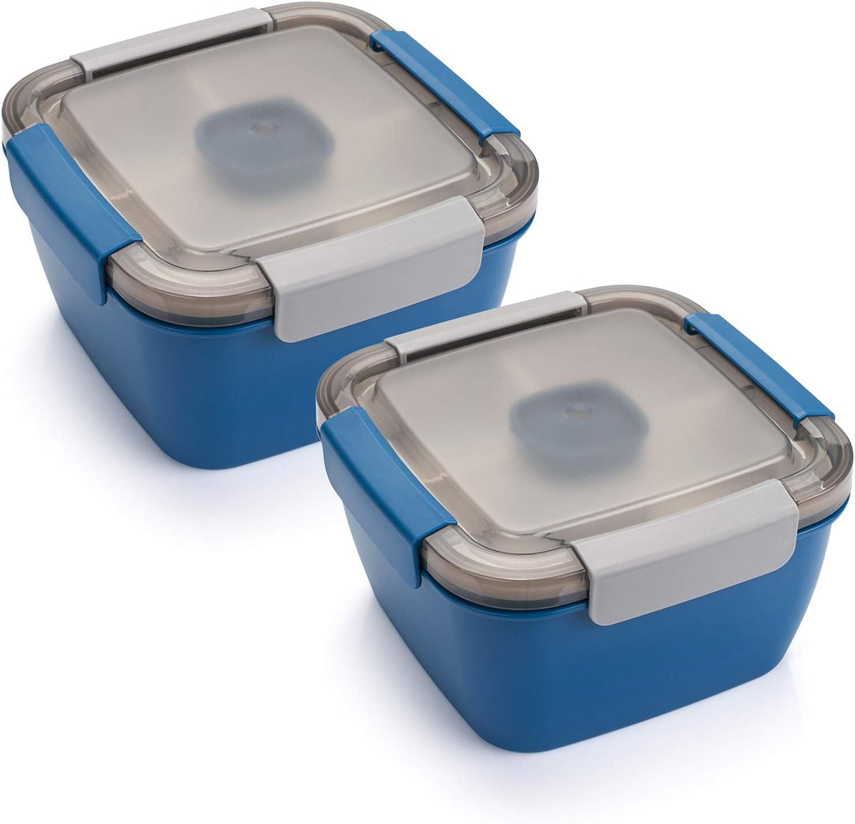 Salad Lunch Container To Go, 2 Packs 52-oz Salad Bowls to go for lunch