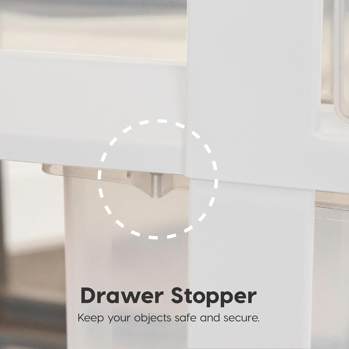 4-Pack, 6 Qt. Small Stacking Drawer Storage Organizer, White | Organize craft supplies, accessories, office items, and small essentials around your home with separate storage spaces