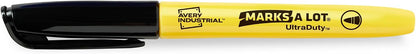Marks A Lot Permanent Markers, Bullet Tip, 1 Black Marker