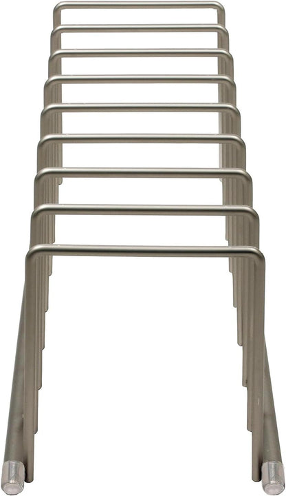 FitWell Kitchen Bakeware Organizer,Plate Racks,Rack for Plastic Lids,Cutting Boards,Cookie Sheets,Pots & Pans Holder,Compact Kitchen Storage,Cabinet Organizer (Gold)