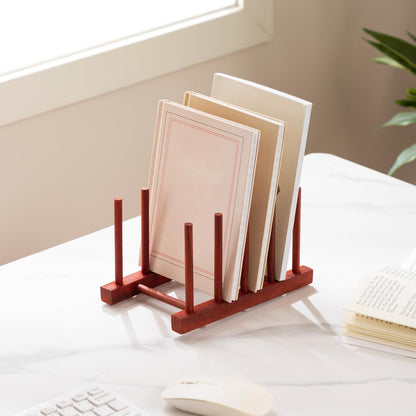 Teak Wooden Dish Drying Rack Kitchen Plate Organizer Pot Lid Holder