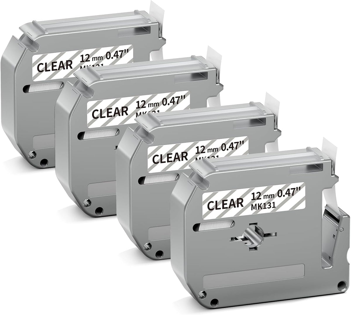 M-K231 Replace for M-K231s Brother M Tape 12mm 0.47 White P Touch | M-231 M231 PTM95 Label Tape White for Brother PT-M95 PT-65 PT-45 PT-80 PT-70 PT-90 Ptouch Label Maker Refills