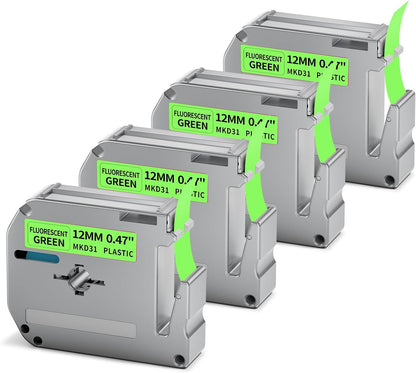 M-K231 Replace for M-K231s Brother M Tape 12mm 0.47 White P Touch | M-231 M231 PTM95 Label Tape White for Brother PT-M95 PT-65 PT-45 PT-80 PT-70 PT-90 Ptouch Label Maker Refills