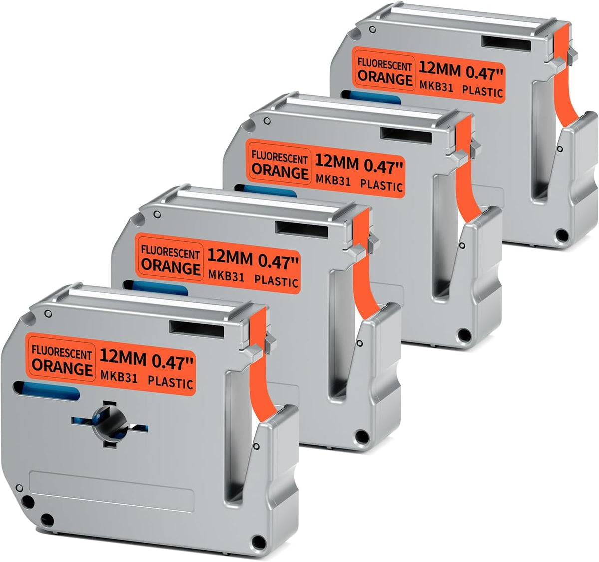 M-K231 Replace for M-K231s Brother M Tape 12mm 0.47 White P Touch | M-231 M231 PTM95 Label Tape White for Brother PT-M95 PT-65 PT-45 PT-80 PT-70 PT-90 Ptouch Label Maker Refills