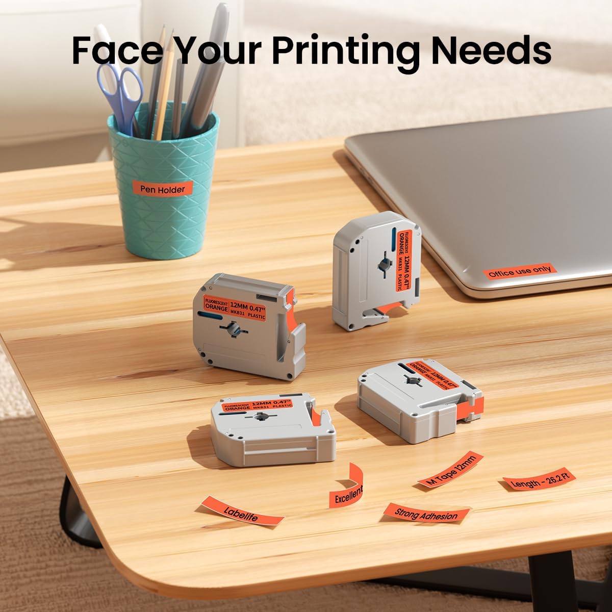 M-K231 Replace for M-K231s Brother M Tape 12mm 0.47 White P Touch | M-231 M231 PTM95 Label Tape White for Brother PT-M95 PT-65 PT-45 PT-80 PT-70 PT-90 Ptouch Label Maker Refills