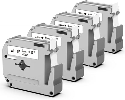 M-K231 Replace for M-K231s Brother M Tape 12mm 0.47 White P Touch | M-231 M231 PTM95 Label Tape White for Brother PT-M95 PT-65 PT-45 PT-80 PT-70 PT-90 Ptouch Label Maker Refills