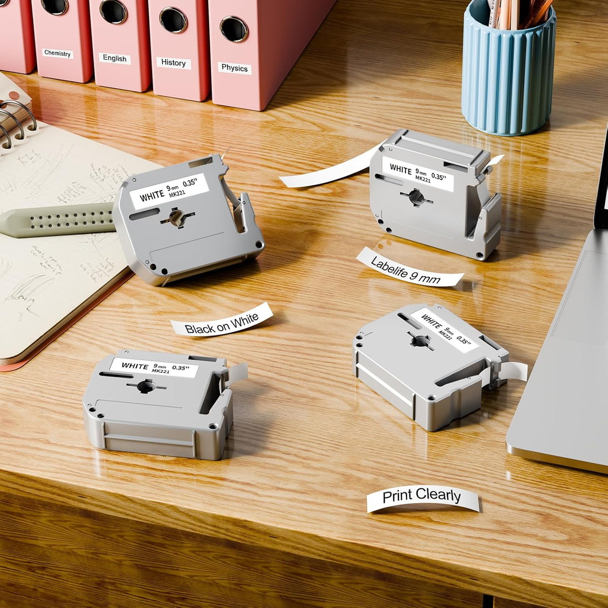M-K231 Replace for M-K231s Brother M Tape 12mm 0.47 White P Touch | M-231 M231 PTM95 Label Tape White for Brother PT-M95 PT-65 PT-45 PT-80 PT-70 PT-90 Ptouch Label Maker Refills