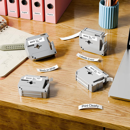 M-K231 Replace for M-K231s Brother M Tape 12mm 0.47 White P Touch | M-231 M231 PTM95 Label Tape White for Brother PT-M95 PT-65 PT-45 PT-80 PT-70 PT-90 Ptouch Label Maker Refills