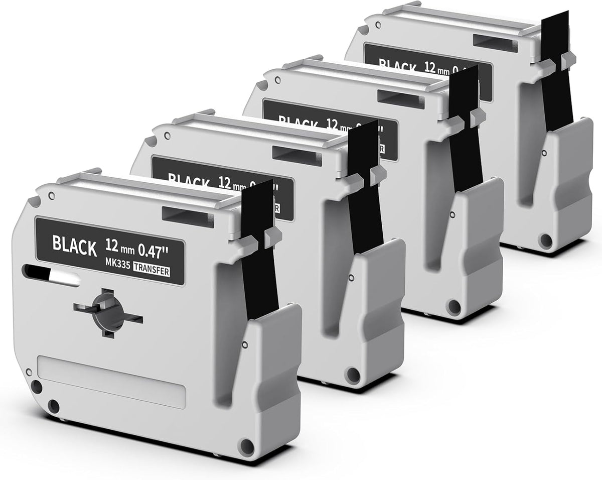 M-K231 Replace for M-K231s Brother M Tape 12mm 0.47 White P Touch | M-231 M231 PTM95 Label Tape White for Brother PT-M95 PT-65 PT-45 PT-80 PT-70 PT-90 Ptouch Label Maker Refills