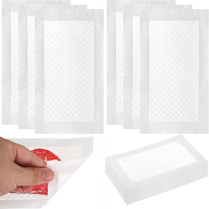 250 Pcs Meat Absorbent Pads 4x7 inch, White Meat Soaker Pads for Vacuum Sealer Bags, Absorbant Soaking Pads for Kitchen and Shop