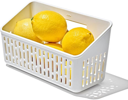 Good Grips Produce Saver - Berry Keeper, 2-Piece Set | Fruit Storage Containers, Ventilated Storage for Rinsing and Storing Berries, Cherry Tomatoes, Keeps Berries Fresh Longer