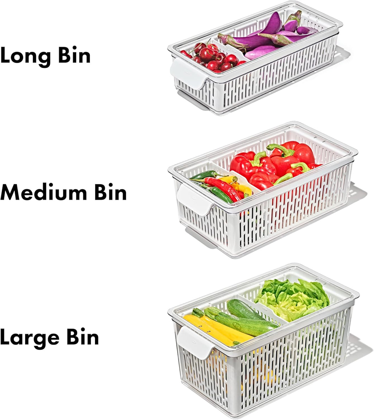 Good Grips Produce Saver - Berry Keeper, 2-Piece Set | Fruit Storage Containers, Ventilated Storage for Rinsing and Storing Berries, Cherry Tomatoes, Keeps Berries Fresh Longer