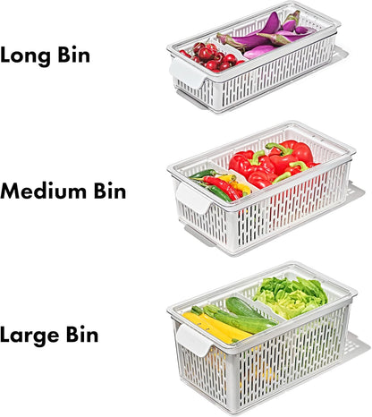 Good Grips Produce Saver - Berry Keeper, 2-Piece Set | Fruit Storage Containers, Ventilated Storage for Rinsing and Storing Berries, Cherry Tomatoes, Keeps Berries Fresh Longer