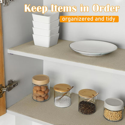 Non-Slip Shelf Cabinet and Drawer Liner, 12IN x 20FT, Dark Gray