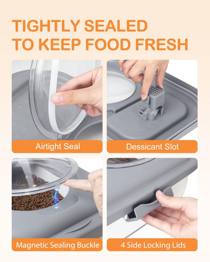 10-13 Lbs Dog Food Storage Container,Collapsible Dog Food Container | Pet Food Storage Container with Airtight Lid,Pet Food Scoop,Cat Food Storage Dry Food for Dog,Cat and Other Pets